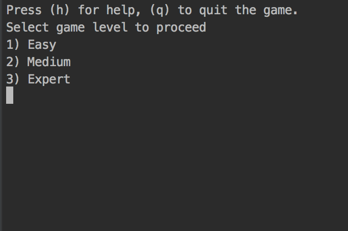Memory Game Menu